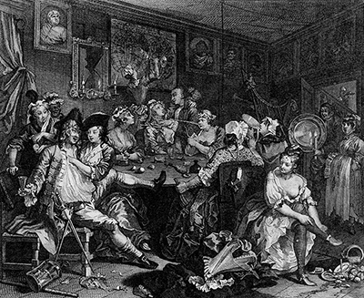 Wild Party William Hogarth